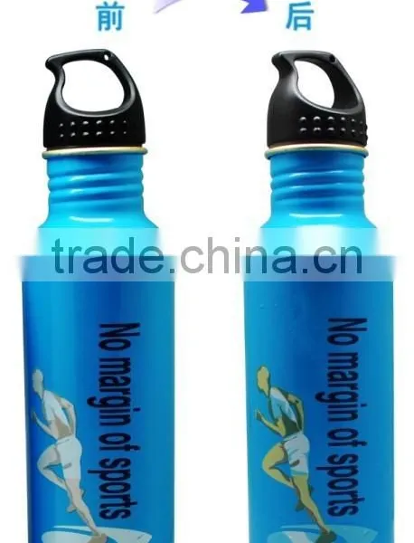 750ml Customized Cold Color Changing Aluminium Sport Bottle photo-2