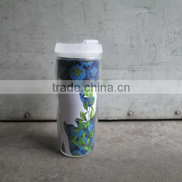 Plastic Double Wall Mug photo-2