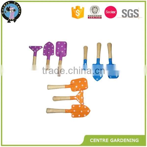 Child garden dig hardware tool set shovel fork rake for sale
