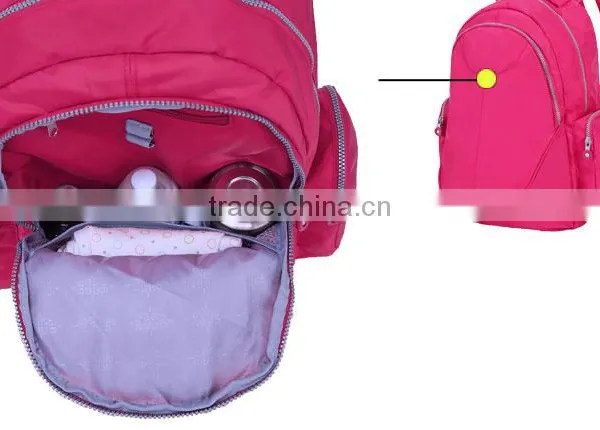 600D Polyester Changing Diaper Bag Backpack photo-4