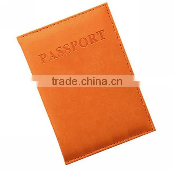 New Universal Womens Mens PU Leather Passport Holder Cover Ticket Protector Case photo-5