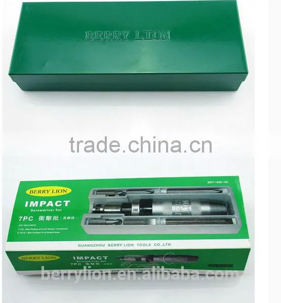 Berrylion Chrome Vanadium Impact Screwdriver With Plastic Tool Box photo-6