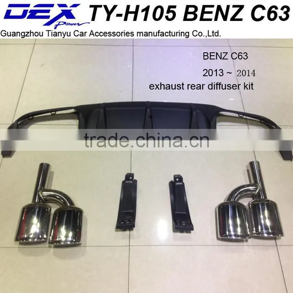 Auto Part Racing Universal Exhaust Rear Deffuser Kit for BEN---Z C63 photo-2