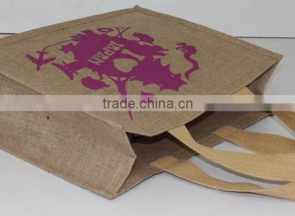 Exclusive Tote Bag for Promotion & Advertisement From India in Laminated Jute Fabric photo-3
