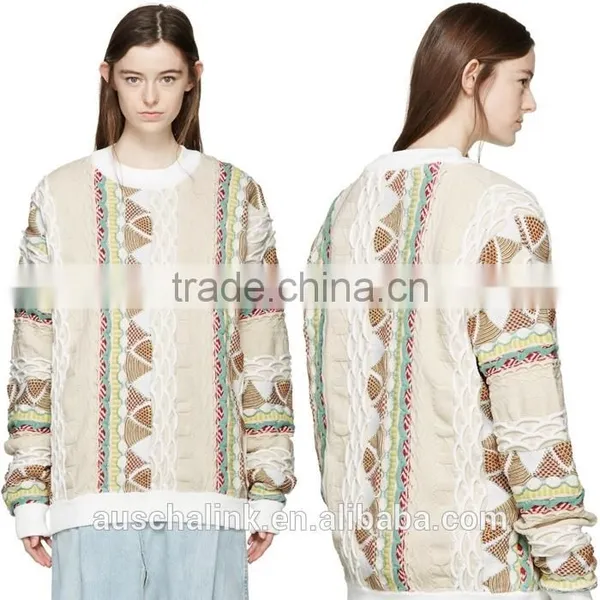 Autumn High Quality Women Jacquard Sweater Fashion Pattern photo-5