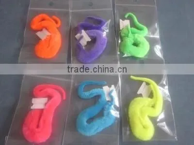 Assorted Colors Mr.Fuzzy Plush Magic Worm Twisty Trick Toys Street Wiggle Worm Toys For Kids Children photo-2