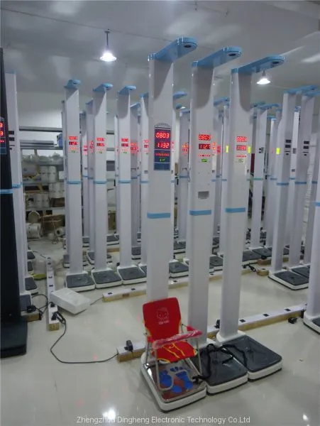 DHM-200Y Ультразвуковая детская весы для измерения веса и роста с измерением сидящего роста photo-4