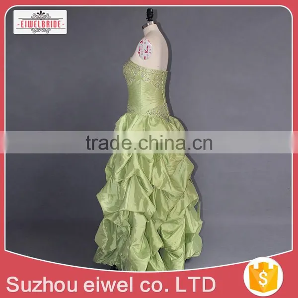 Wholesale Party Evening Dress/Pleated Taffeta Evening Dress photo-4