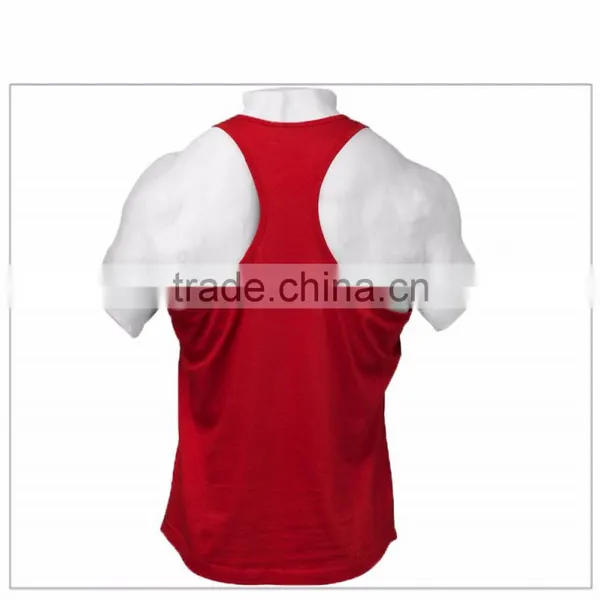 Factory Wholesale Stringer Tank Top Mens Gym Tank Top Best Vest For Men photo-4