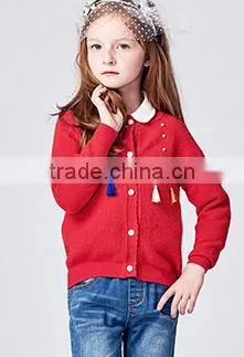 2017 OEM Custom-Made Shawl Knitting Patterns Sweater Coat for Children photo-2