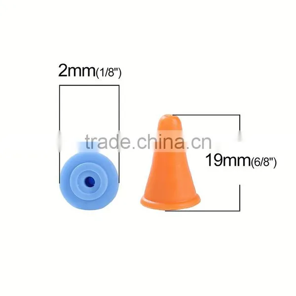 Silicone Point Protectors Cone At Random 19mm( 6/8") x 12mm( 4/8"), 10 PCs photo-3