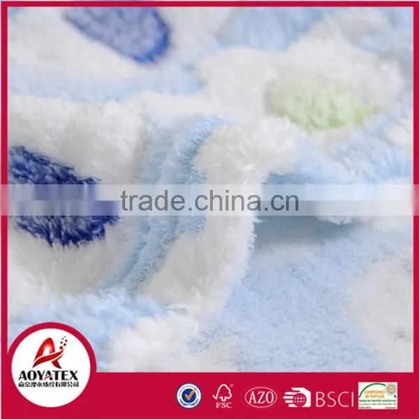 100% Polyester Super Soft Cartoon Printed and Jacquard Baby Blanket photo-5