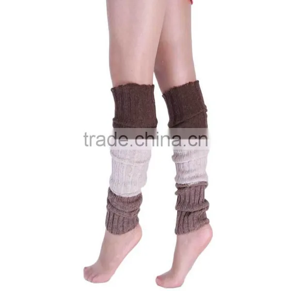 1 Pair Chic Womens Crochet Knit Leg Warmers Cuffs Toppers Boot Socks photo-5