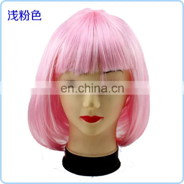 Purple Cosplay Cheap Bob Short Wigs FGW-0061 photo-5