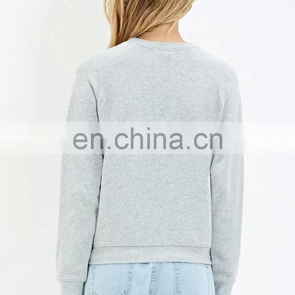 Cheap Custom Barcelona Raglan Cotton Sweatshirt photo-3