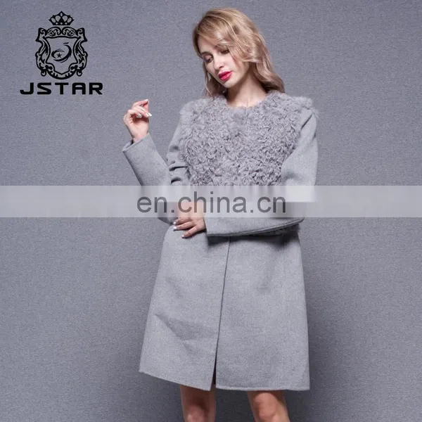 New Design GrayThick Wool Cashmere Full Length Coats Best Selling Professional Warm Wool photo-4