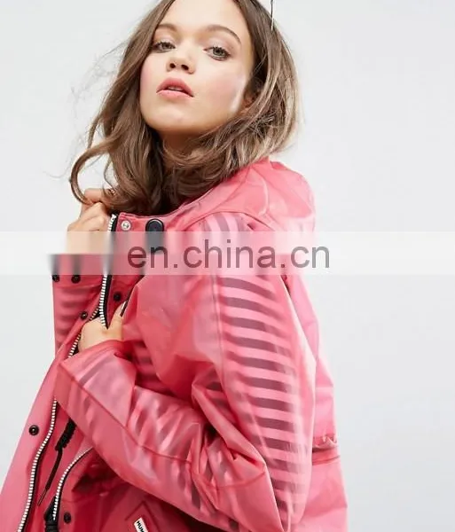 2017 Classic Blank Office Lady Elegant Long Waterproof Jackets Women Coats photo-3