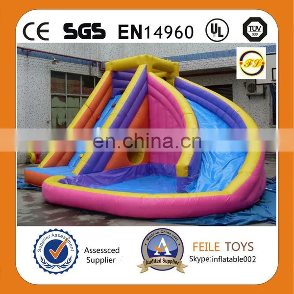 Inflatable Water Slide Inflatable Swimming Pool With Slides photo-2