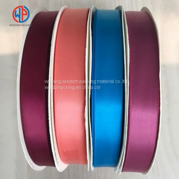 Polyester Festival Craft Satin Ribbon For Chocolate And Gift Packaging photo-5