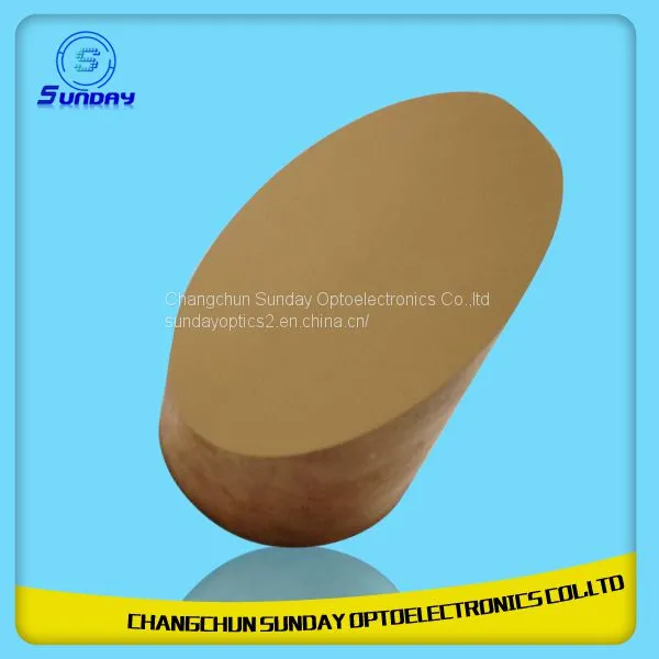 Fused Silica Guled Golden Metal Mirror  1/10 lambda  Dia.25.4mm