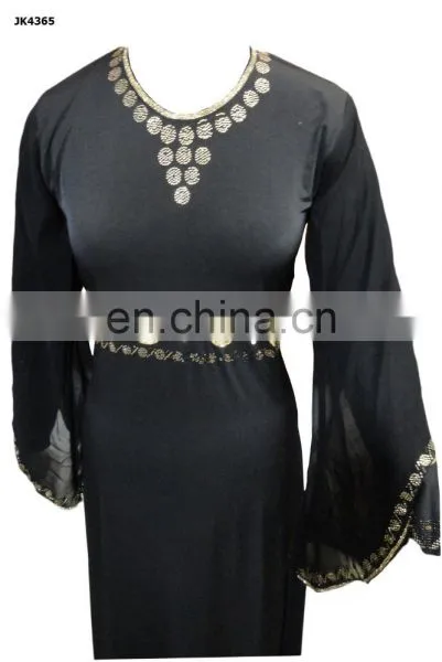 Ladies Islamic Wear US Fashion Abaya / Lycra Stretchable Embroidery Burkha Collection 2017 / Daily Wear Burkha 2017(dubai Abaya) photo-2