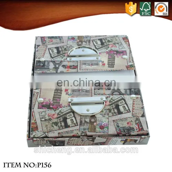 Folding Fabric Storage Cardboard Gift Boxes Containers photo-2