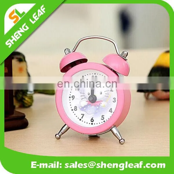 Students Creative Gifts Personality Metal Small Alarm Clock Movements Wholesale Customizable Clock Face photo-5