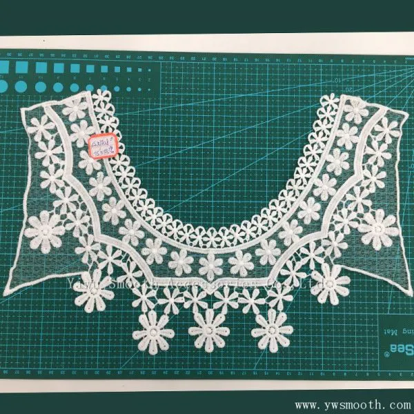 Cotton Crochet Necklace Embroidery Lace Collar Fabric Textile Garment Accessories photo-2