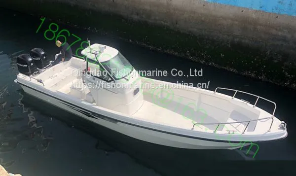 Fiberglass Speed Boat Twin Engines photo-3