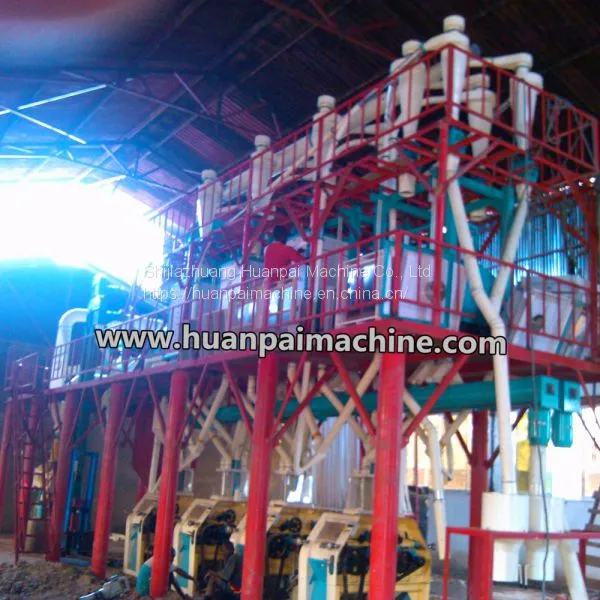 35-60TPD Maize Flour Production Process / Maize Milling Machines / Maize Milling Machine Price photo-2
