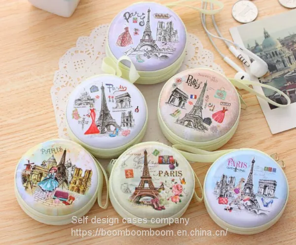 Portable Earbud Earphone Pouch Durable Headphone Bag Protective Carrying Case photo-2