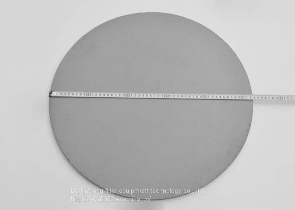 Clean Type 1um 5um 10um 20um 30um 50um Titanium Powder Sintered Filter Disc for Chemicals and Medicine photo-4
