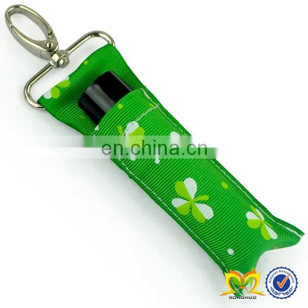Colorful Polka Dots Promotional Gifts Chapstick Key Holder Cheap Keychains In Bulk photo-6