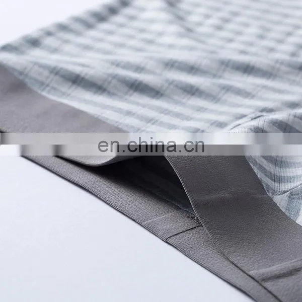Wholesale Direct Comfort Modal Men's Seamless Panties Mid-Waist Multi Color Stripe Men's Boxer Briefs photo-5