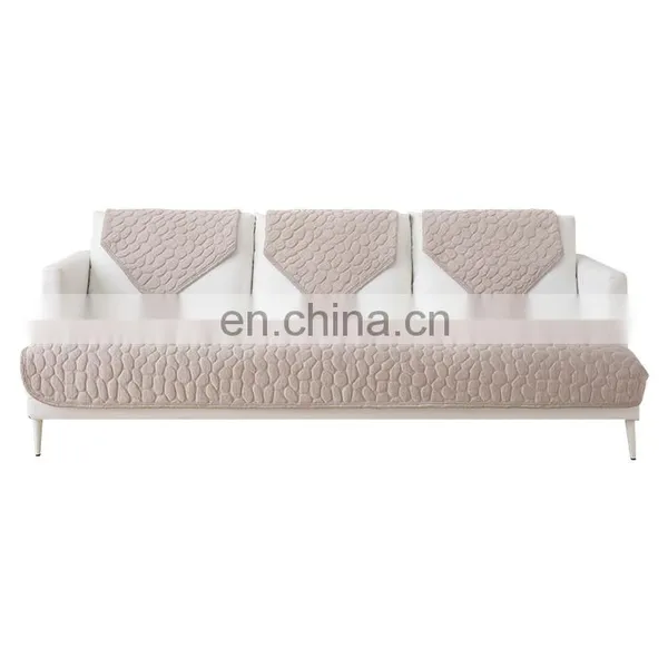 Wholesale 100% Polyester Couch Slip Cover Cobblestone Pattern Cool Feeling Sofa Couch Protection Sofa Cover photo-4