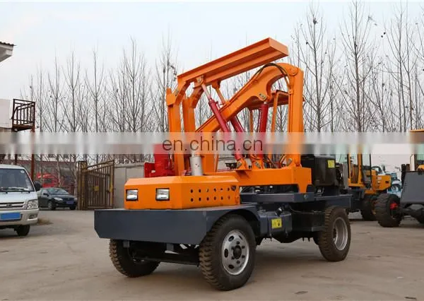 All-wheel-drive Pile Driving and Soil Drilling Machine for Concrete/ Soil Floor photo-7