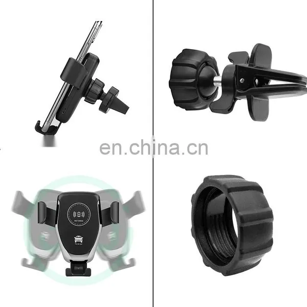 Qi Wireless Car Charger Phone Holder 10W 2020 New Product Wholesale Mobile Phone Q12 Car Wireless Fast Charger For IPhone photo-5