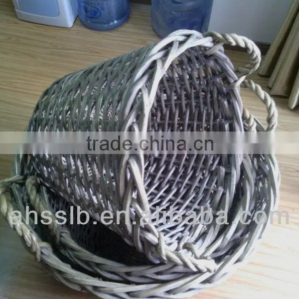 Wholesale Cheap Classic Willow Firewood Basket photo-4