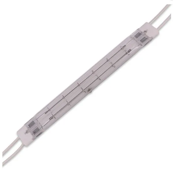 OYATE Quartz Infrared Halogen Heat Lamp 775mm 2200w Half White Twin Tube Heat Lamps photo-5