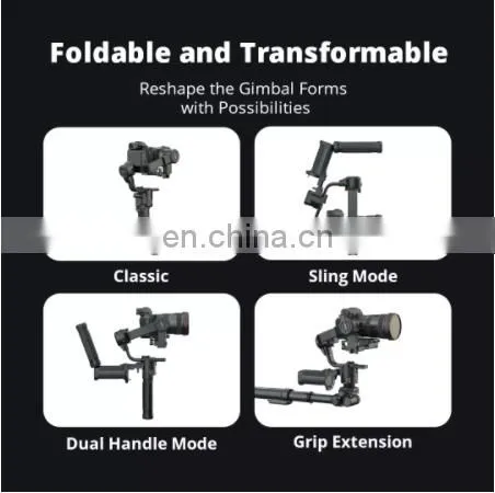MOZA AirCross 3 3-Axis Handheld Gimbal Stabilizer for Camera photo-2