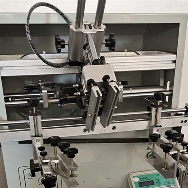 Automatic Roll to Roll Curved Cylinder Screen Printing Machine for Plastic/Paper Cup and Bottle photo-5