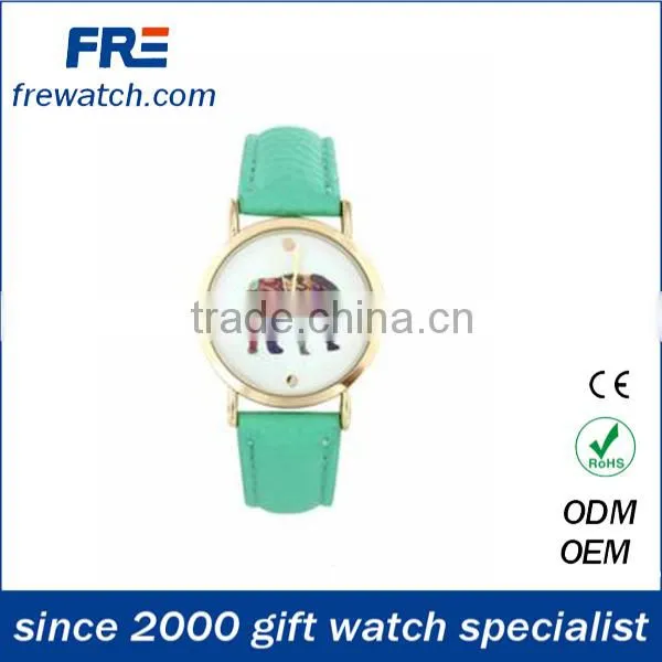 New Promotional pu Leather Wrist Watch for Women Cheap Fashion Womens Watch photo-6