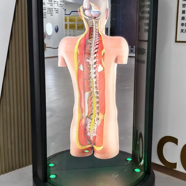 75-inch 4K Holographic Display Cabin Capacitive Touch All-in-one Machine 3D Display Virtual Operation Console photo-4