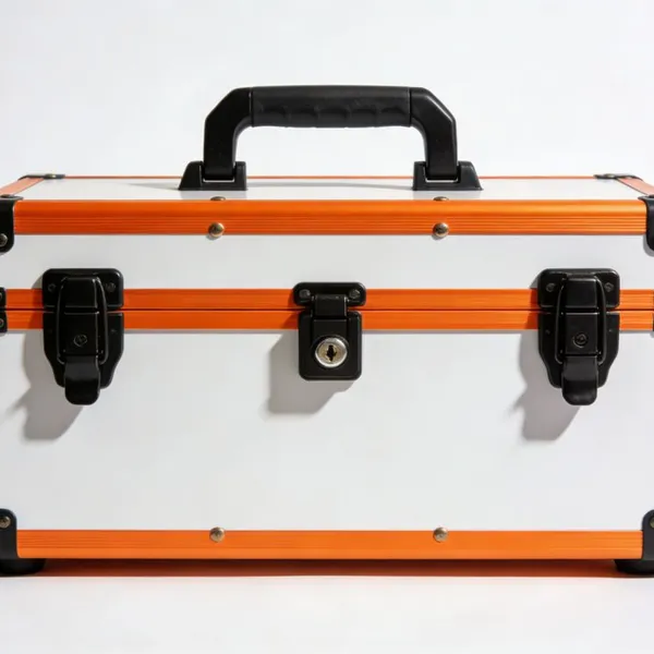 Professional Orange Aluminum Tool Case With Custom Foam Interior - Heavy-Duty Equipment Storage Solution for Precision Tool Protection photo-2