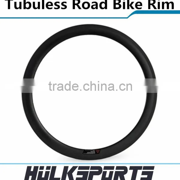 2016 Top Sale 25mm Width Carbon Clincher Tubuless Wheel 700C Carbon Fiber Bike Wheels 50mm Depth Carbon Road Bicycle Rim photo-2