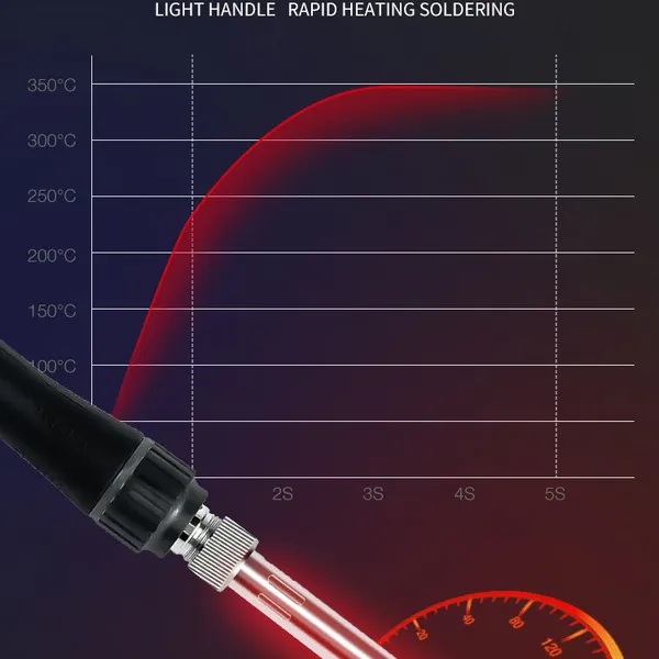 DES 80T Flip Screen 100W Intelligent Soldering Station photo-3