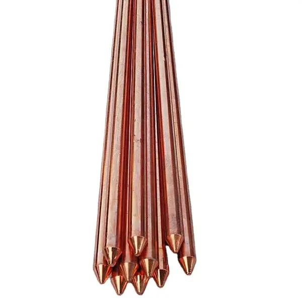 Utility Copper Ground Rod for Substation Transformer Earthing Applications photo-2