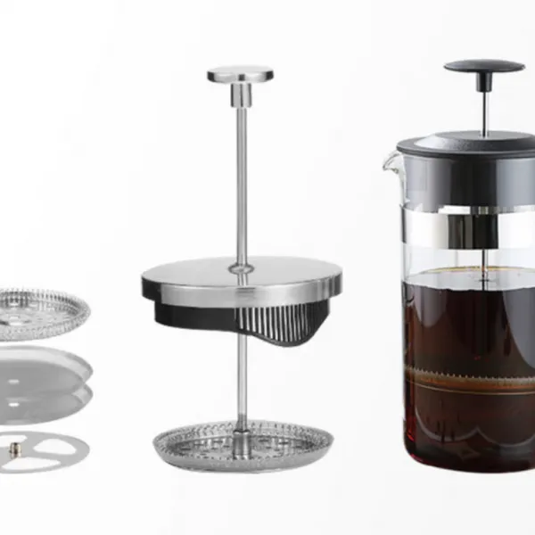 304 Stainless Steel Reusable Coffee Filter Disc 0.1mm Fine Mesh for Drip Coffee Maker