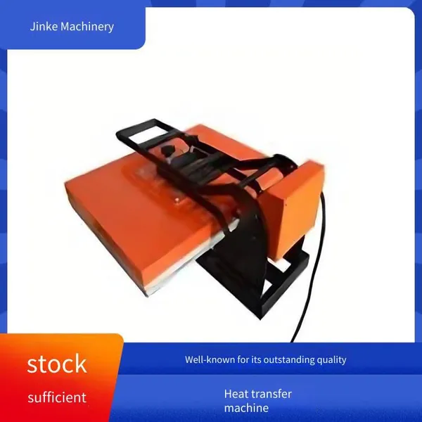 Jinke Machinery Sliding-up Hydraulic Double-station Heat Transfer Machine b, Suitable for Mass Production of Brightly-colored Products photo-5