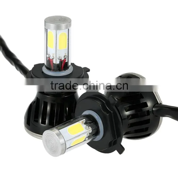 NEW Design Good Heat Disspation H4 LED Led Headlight Car Upgrade Conversion Bulb photo-3